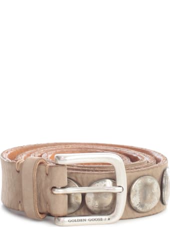Golden Goose Belt Trinidad Nabuk And Studs
