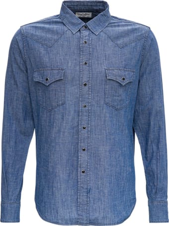 Saint Laurent Classic Western Cotton Blend Shirt