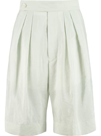 Moncler Silk-blend Bermuda-shorts