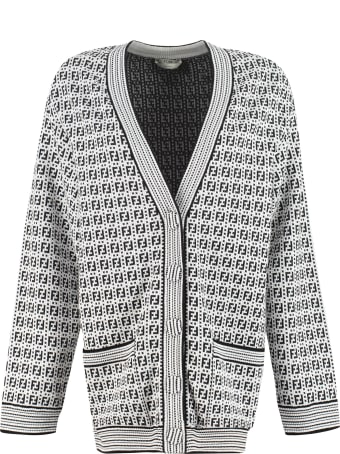 Fendi Jacquard Cardigan