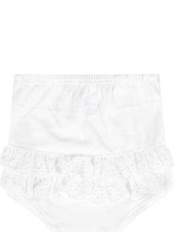Absorba White Set For Baby Girl