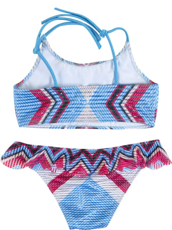 Pin-Up Stars Little Girl Bikini With Ruffles