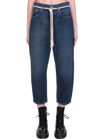 Levi's Barrel Jeans In Blue Denim