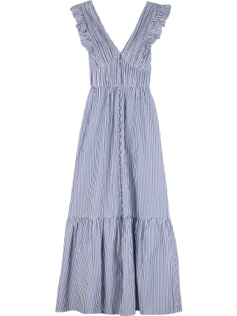 self-portrait Cotton Long Dress