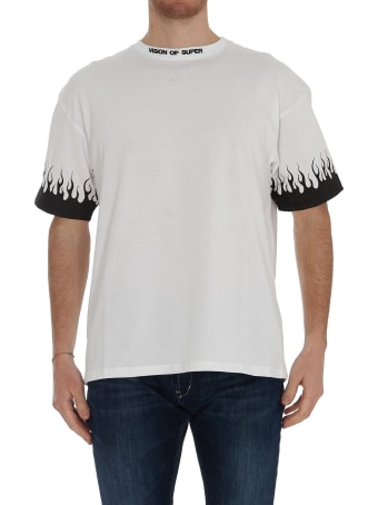 Vision of Super Black Flames T-shirt