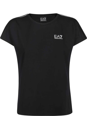 EA7 Ea7 T-shirt Nera Donna