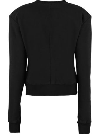 Ben Taverniti Unravel Project Cotton Crew-neck Sweatshirt