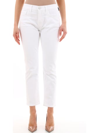 Current/Elliott The Fling Bootcut Denim White