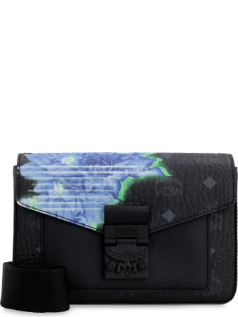 MCM Millie Tech Flower Visetos Crossbody Bag
