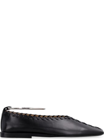 Jil Sander Leather Ballet Flats