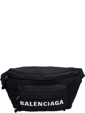 Balenciaga Waist Bag In Black Polyester
