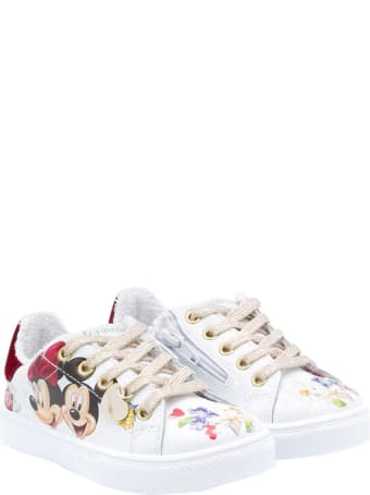 Monnalisa White Sneakers Monnalisa