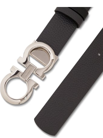 Salvatore Ferragamo Reversible Gancini Leather Belt