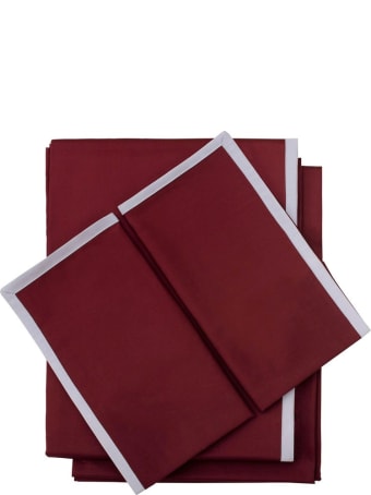 Midsummer Milano Cordonetto Red Bed Set