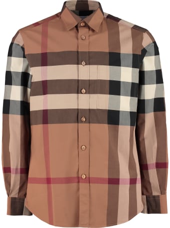 Burberry Stretch Poplin Cotton Shirt