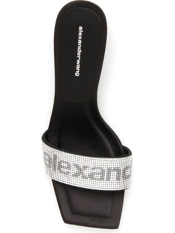 Alexander Wang Crystal Logo Jessie Mules