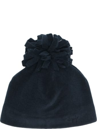 Il Gufo Hat With Pom Pon Detail