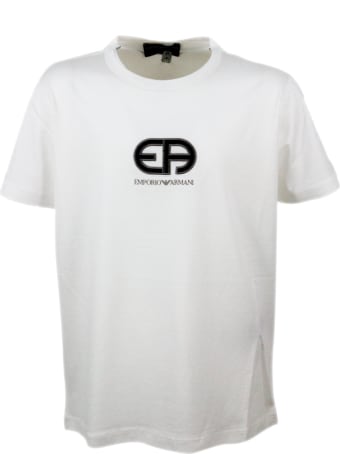 Emporio Armani Short Sleeve Crew Neck T-shirt With Logo