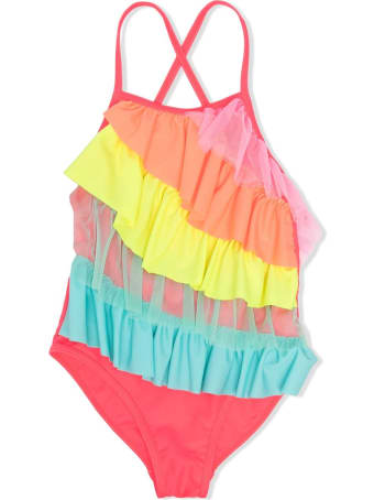 Billieblush One Piece Swimsuit With Ruches
