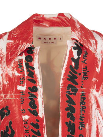 Marni Duster Coat With Ribbon Closure