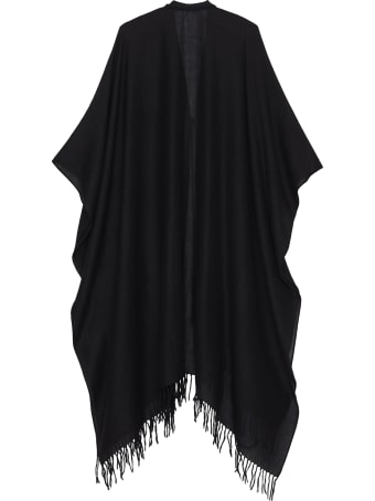 Saint Laurent Fringed Poncho