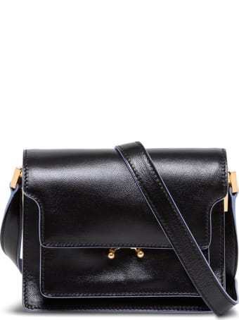 Marni Trunk Mini Leather Crossbody Bag