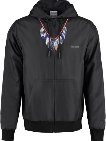 Marcelo Burlon Hooded Nylon Jacket