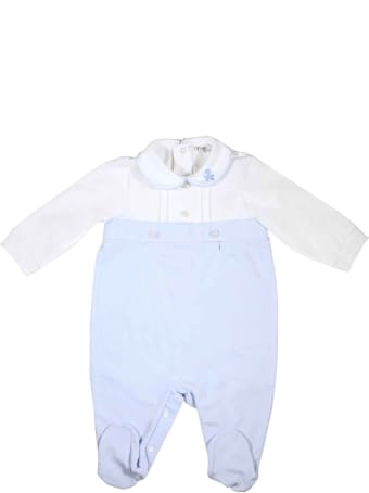 leBebé White And Blue Baby Suit Le Bebè