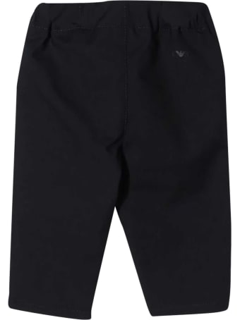 Emporio Armani Straight Black Chinos