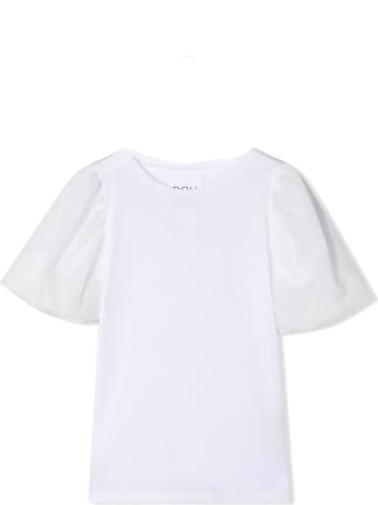 Douuod T-shirt With Fabric Sleeves