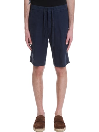Z Zegna Shorts In Blue Triacetate