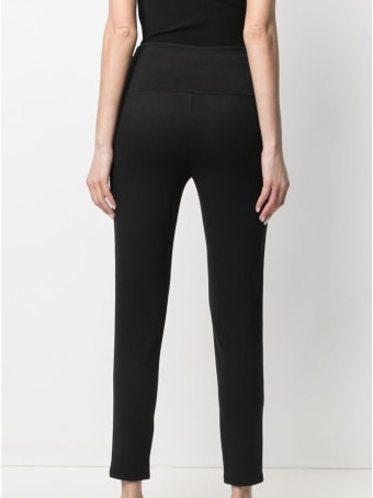 MICHAEL Michael Kors Black Pants With Side Logo Band
