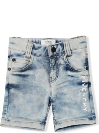Givenchy Denim Shorts With Print