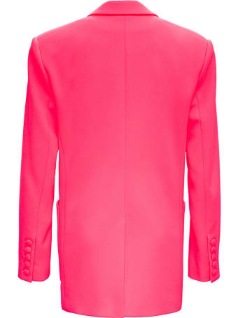 Balmain Fluo Pink Double-breasted Blazer