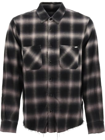 AMIRI Tartan Gradient Shadow Plaid Shirt