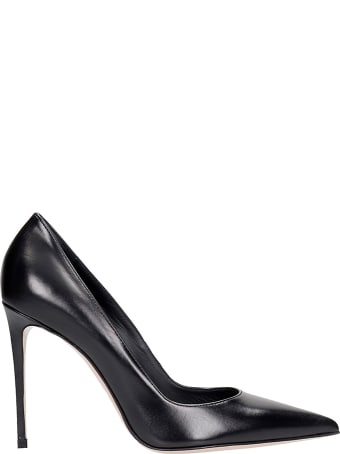 Le Silla Deco Eva 100 Pumps In Black Leather