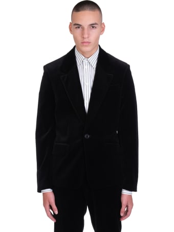 Rochas Blazer In Black Velvet