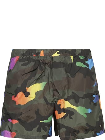 Valentino Camouflage Swim Shorts
