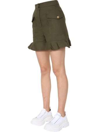 Alexander McQueen Short With Ruches