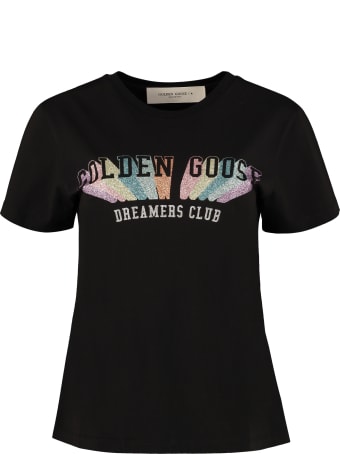 Golden Goose Ania Crew-neck Cotton T-shirt