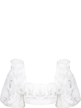 Zimmermann Luli Scallop Frill Top