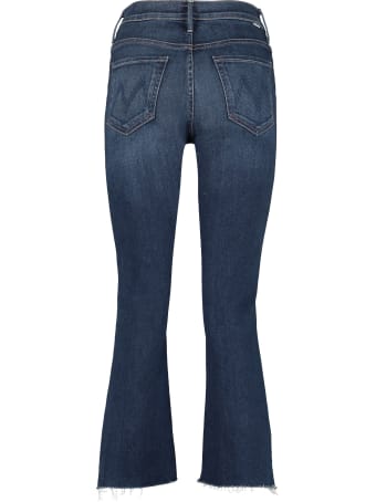 Mother Insider Crop Step Fray 5-pocket Jeans