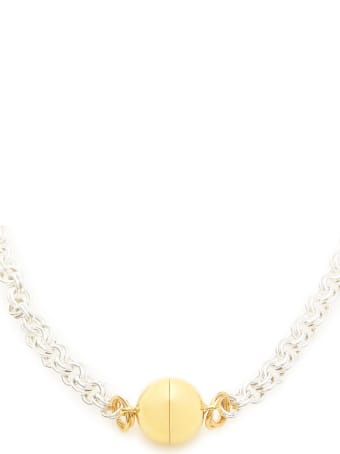 Timeless Pearly Chain Necklace With Magnetic Clasp