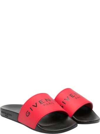 Givenchy Red Slippers