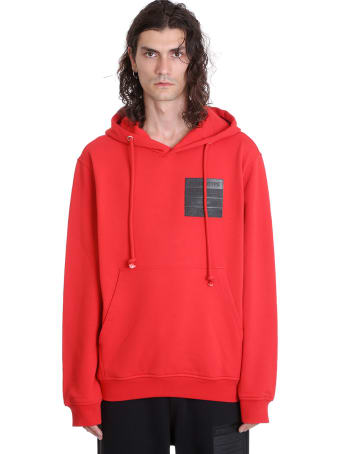 Maison Margiela Sweatshirt In Red Cotton