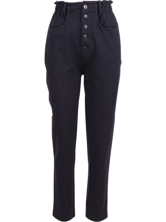 High 'stance' Rayon Trousers