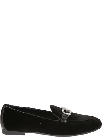 Salvatore Ferragamo Embellished Logo Loafers