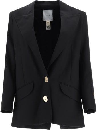 Patou Wool Jacket With Jewel Buttons