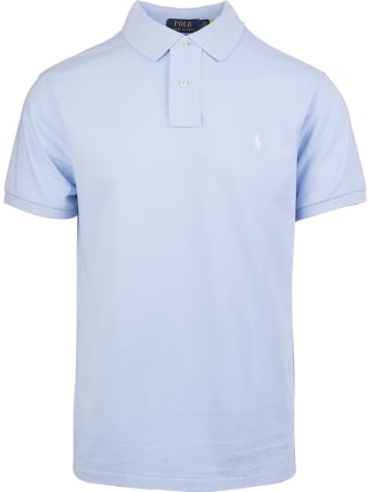 Ralph Lauren Light Blue Embroidered Logo Polo Shirt