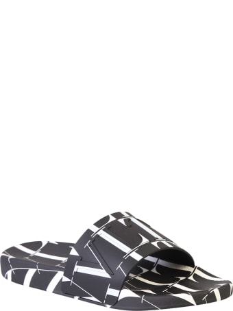 Valentino Branded Slide Sandals